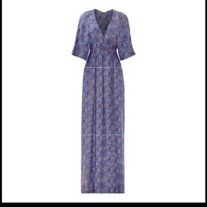 Tori Birch Floral Corinne Caftan Maxi